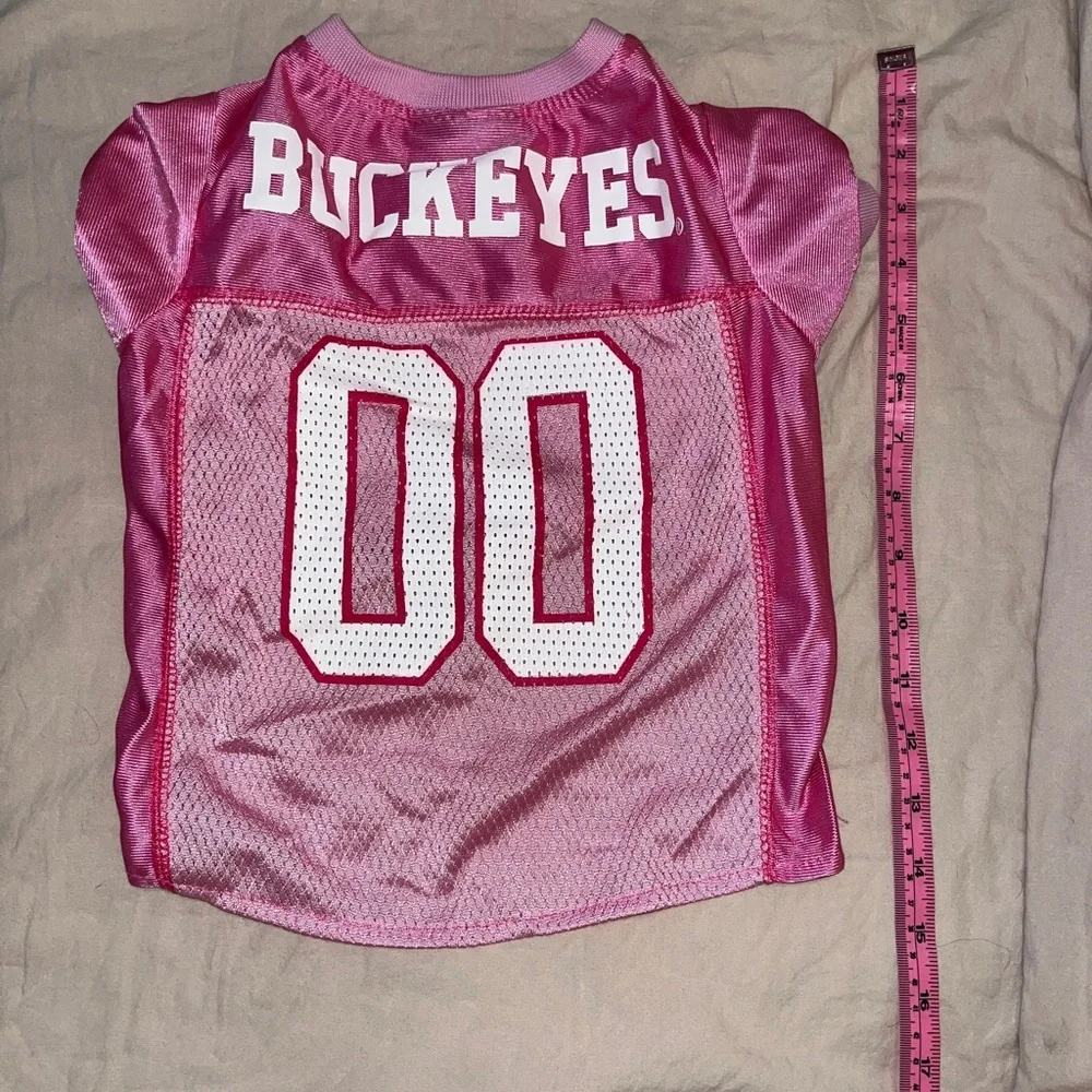 Dog Pink Buckeyes Sports Jersey - Picture 1 of 3